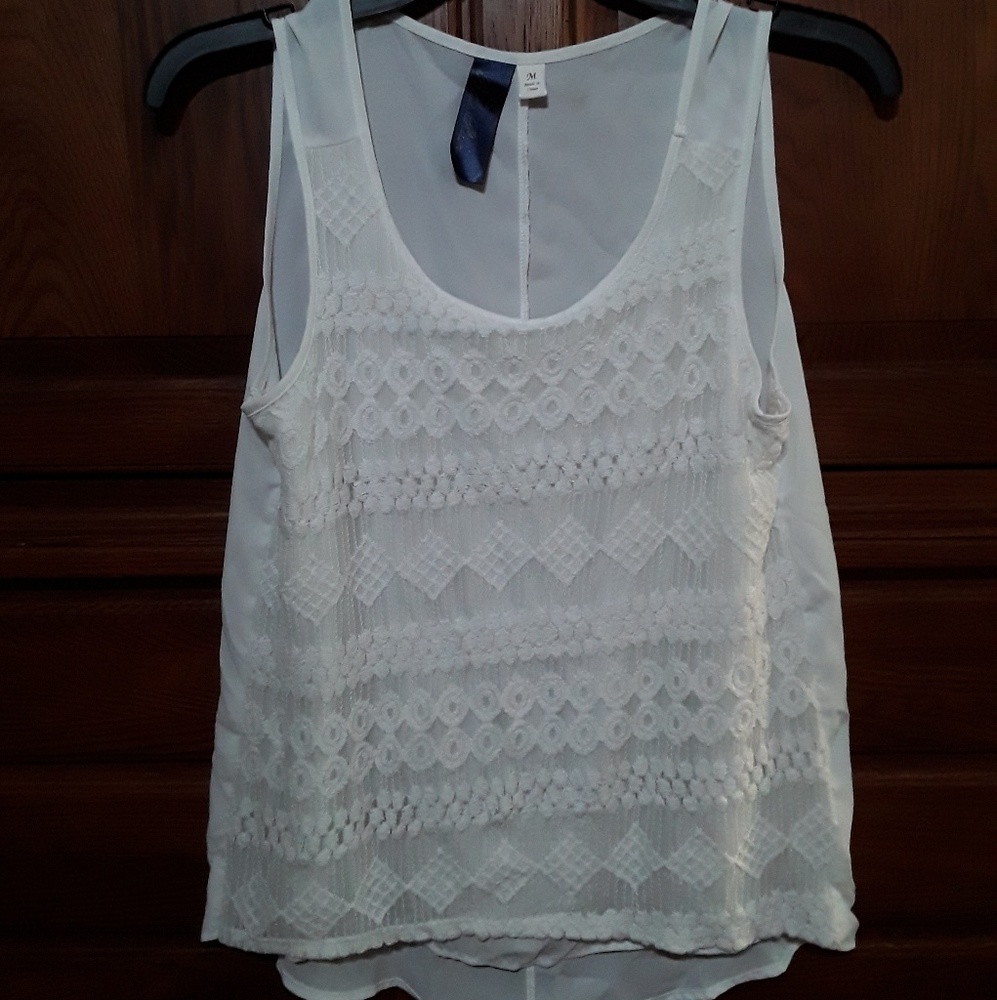 White tank top